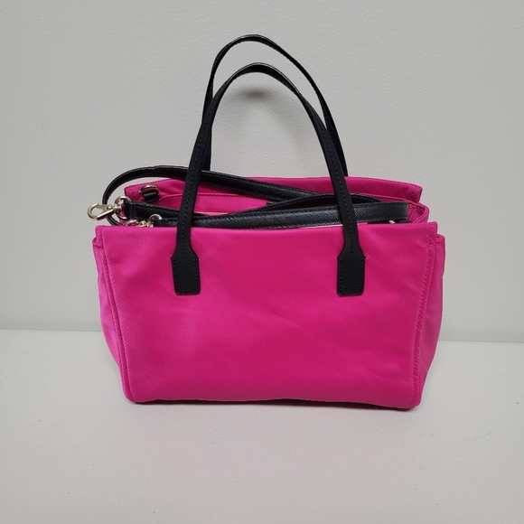 Kate Spade Hot Pink Small Nylon Tote Bag. - Picture 2 of 12